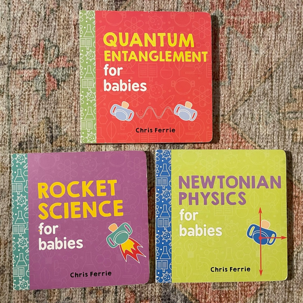 3 Science Baby Board Book Bundle